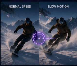 Slow motion video example